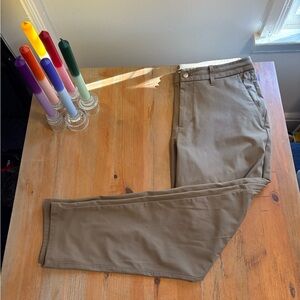 lululemon athletica Men's Tan Commuter Pants